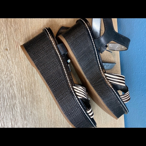 Sam Edelman platform shoes Black  With White - Picture 5 of 7